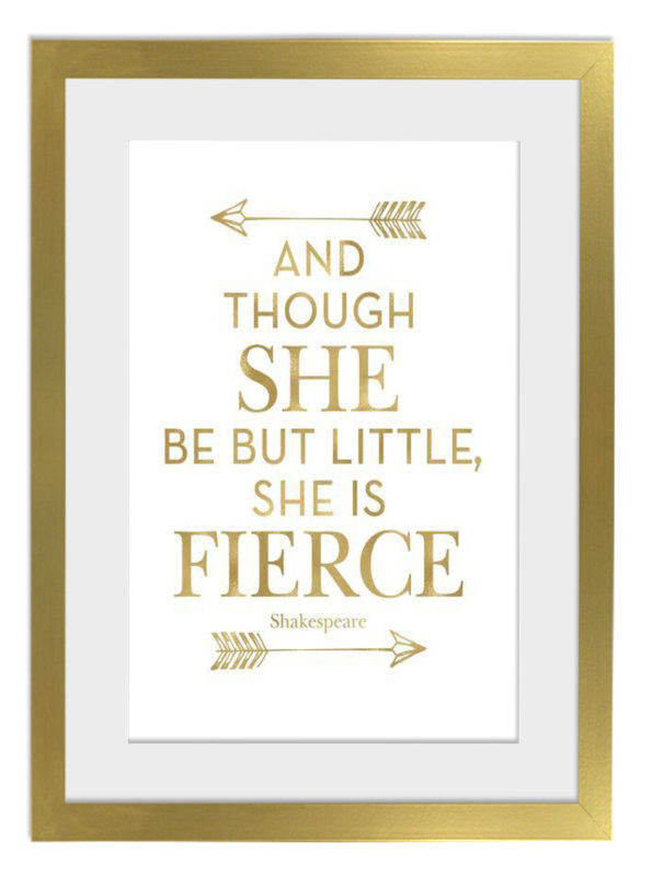 Plakat Fierce Shakespare