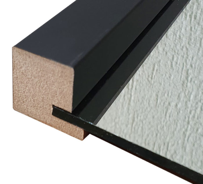 Lustro Kuba 3d Czarne