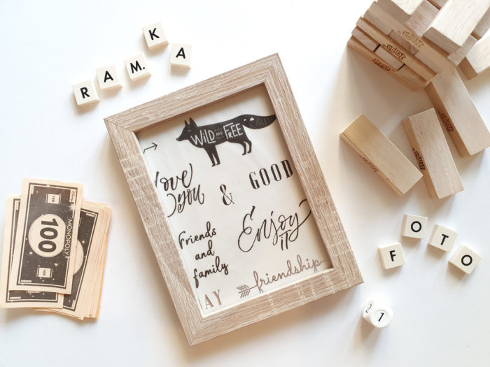 Ramka na zdjęcie Italia - Dąb sonoma aranżacja