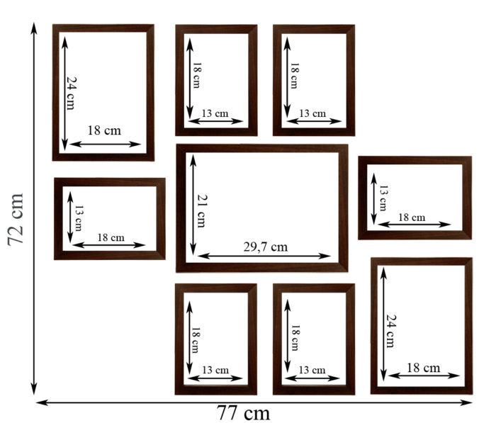 wymiary układ szablon multirama