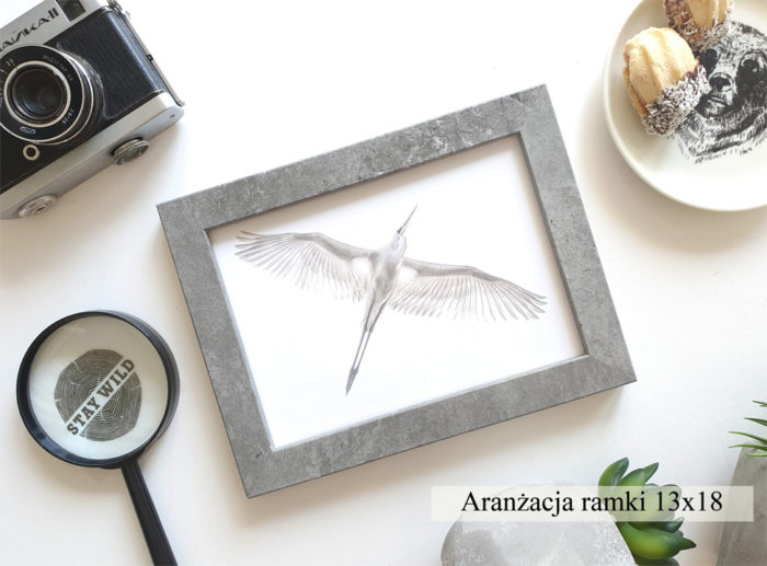 aranżacja real foto ramka na zdjęcie fotoramka szara beton loft nowoczesna