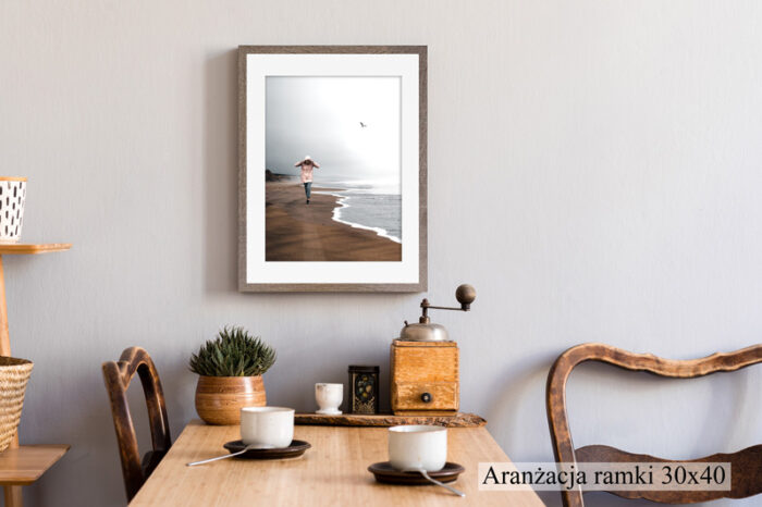 ramka na zdjęcie fotoramka z passe partout cappuccino