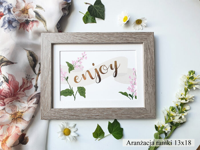 ramka na zdjęcie fotoramka z passe partout cappuccino