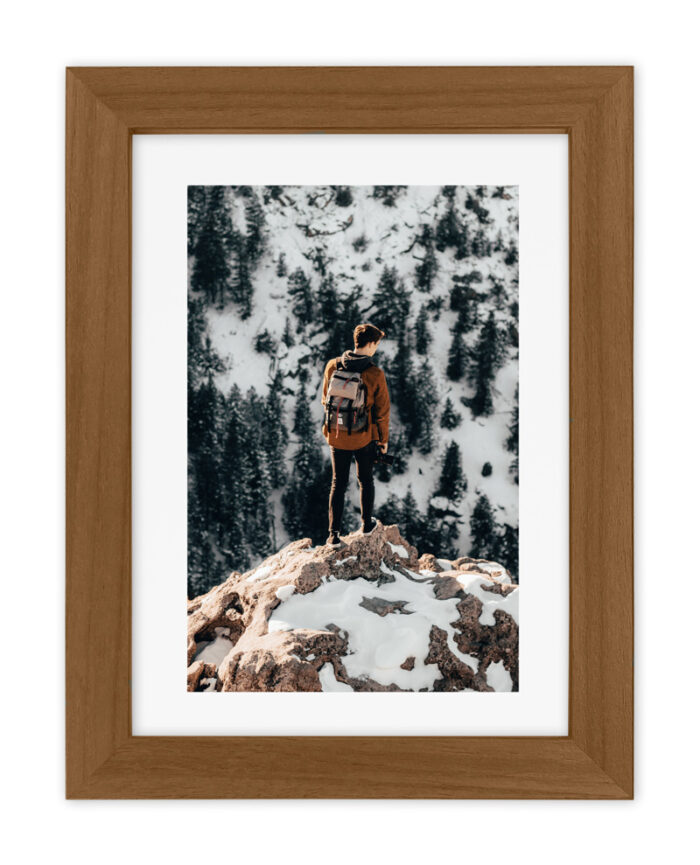 ramka na zdjęcie olcha z passe partout fotoramka z szybą