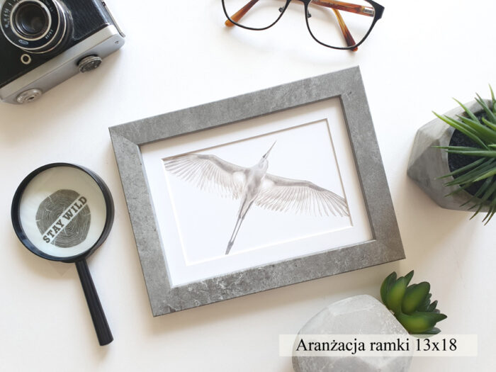 ramka kwadratowa z passe partout 30x30
