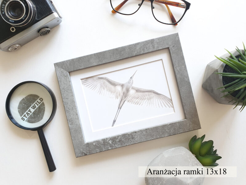 ramka kwadratowa z passe partout 30x30