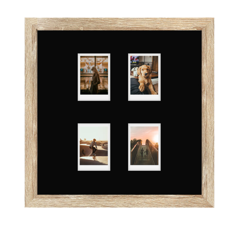 Ramka Italia dąb Sonoma z czarnym passe do zdjęc Instax - obrazek 2