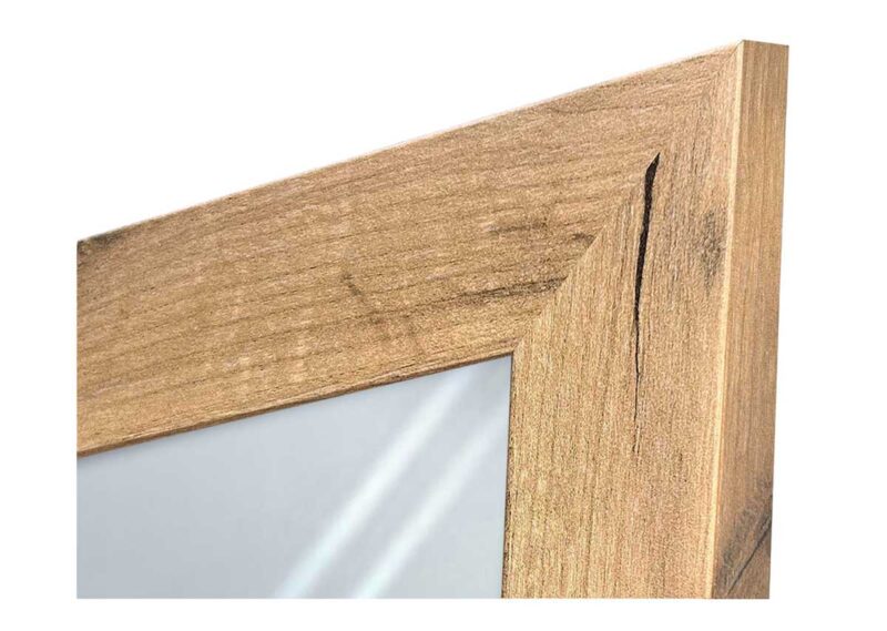 Lustro w ramie - dąb złoty craft