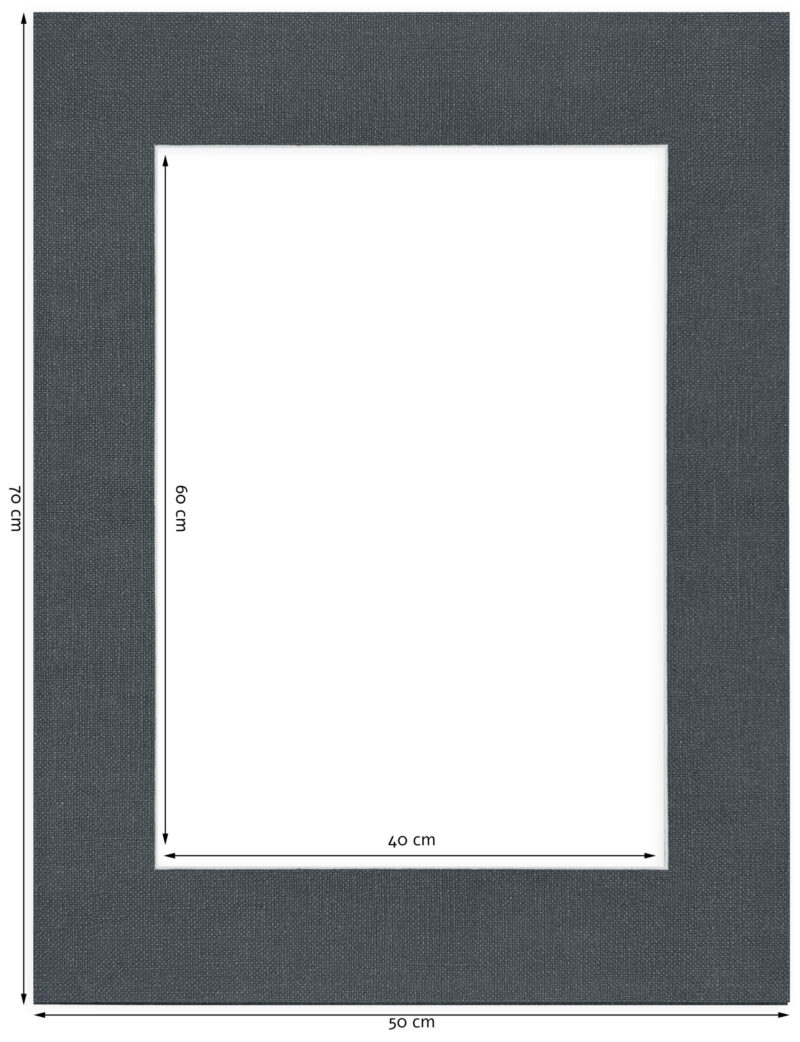 Passe-partout lniane granatowe - obrazek 12