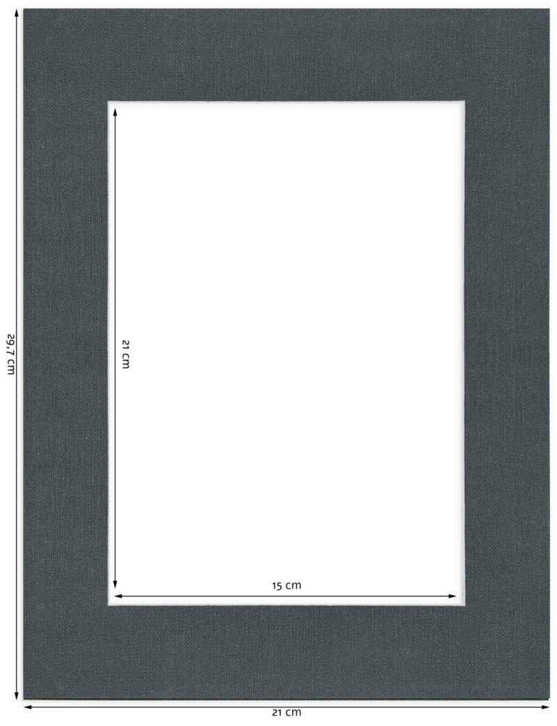 Passe-partout lniane granatowe - obrazek 13