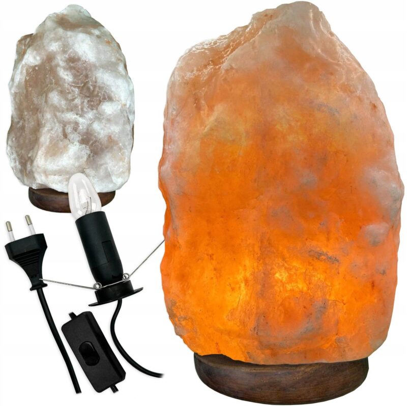LAMPA SOLNA sól Himalajska XL 12-15KG JONIZATOR Lampka Naturalna bryła SOLI