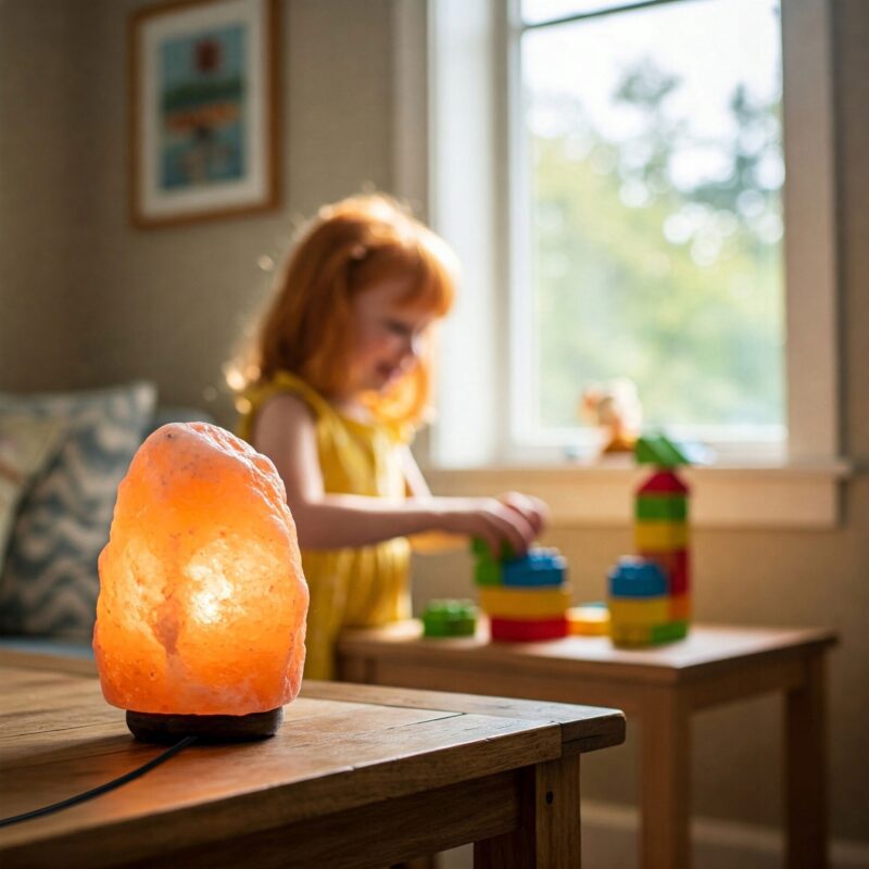 LAMPA SOLNA sól Himalajska 2-3KG JONIZATOR Lampka Naturalna bryła z SOLI - obrazek 12
