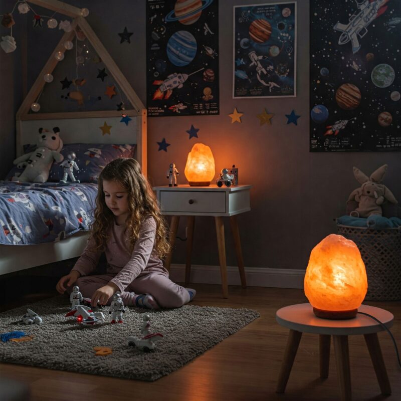 LAMPA SOLNA sól Himalajska 2-3KG JONIZATOR Lampka Naturalna bryła z SOLI - obrazek 10