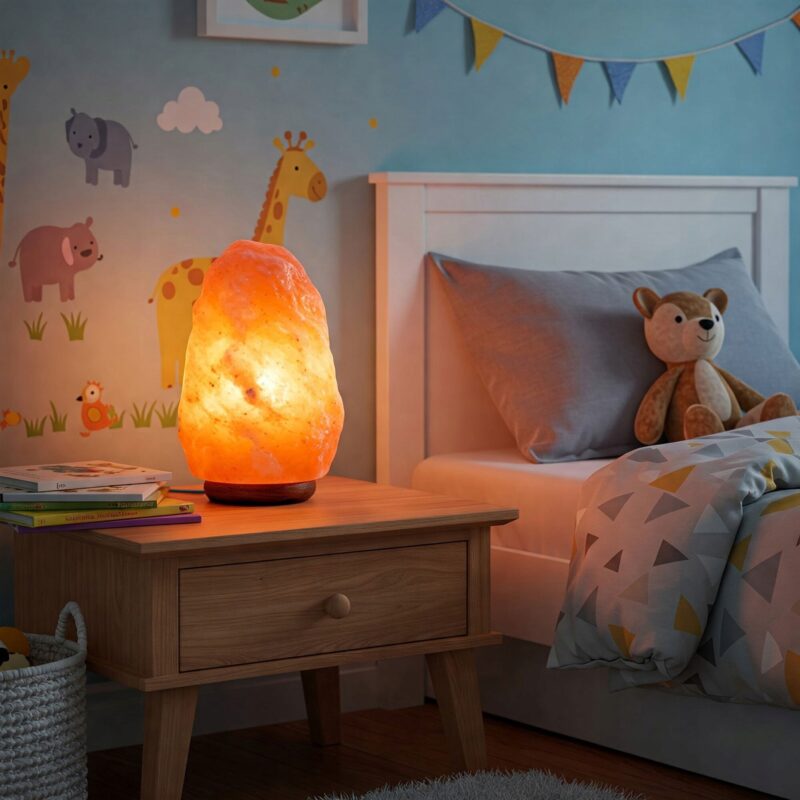 LAMPA SOLNA sól Himalajska 6-9 KG JONIZATOR Lampka Naturalna bryła z SOLI - obrazek 11