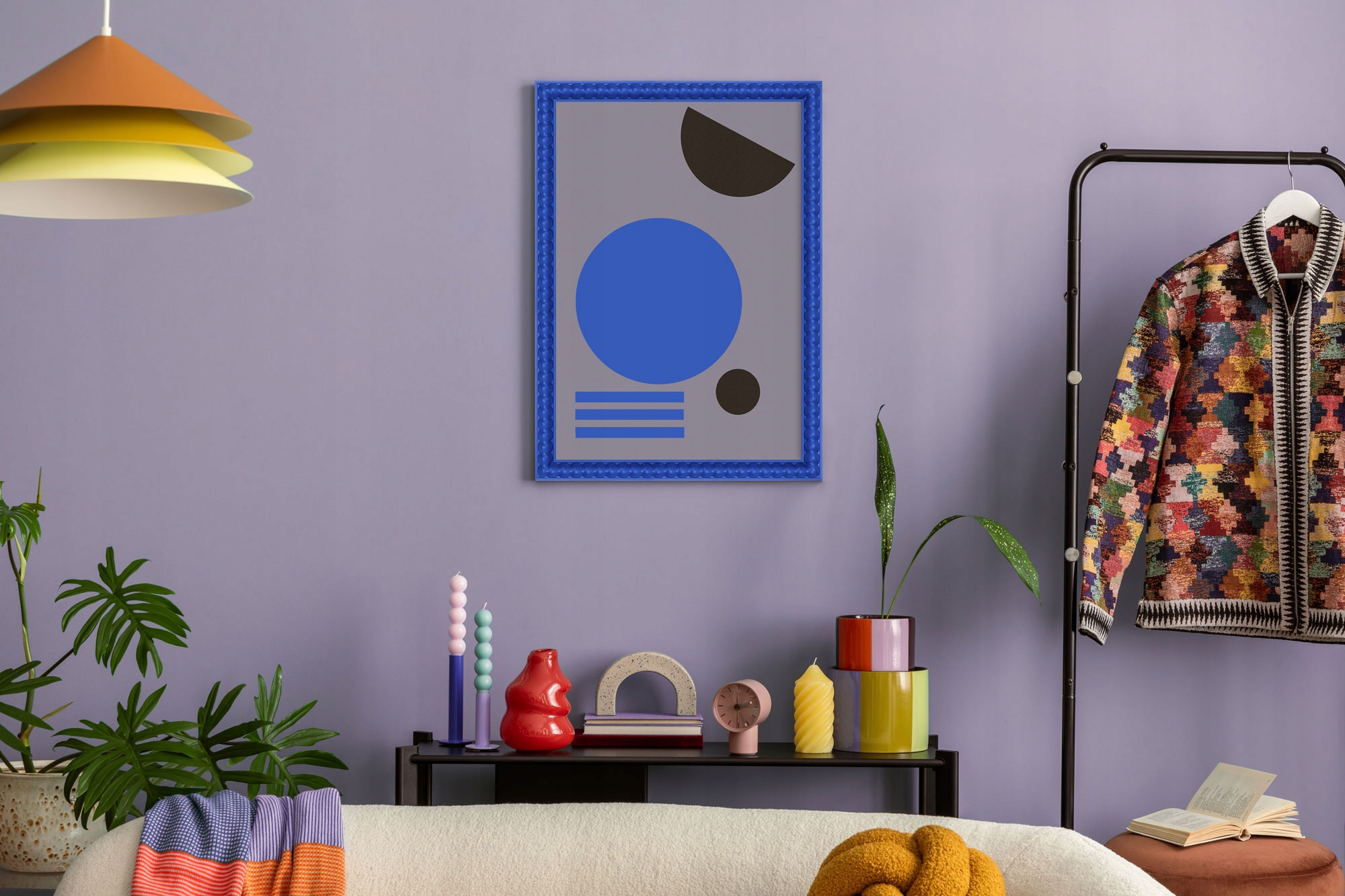 Ramka na zdjęcie z passe-partout Bobbin frame granat - obrazek 7